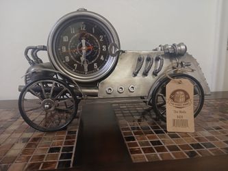 Metal Clock Car Collectors Item
