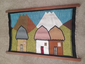 Hand Woven Wool Wall Hanging - CHECK MY PAGE FOR MORE DECOR 