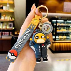 Pokémon Wear Fashion Clothes Keychain!  3D High Quality Pokémon Wear Fashion Clothes Keychain! Great For Car Key, Bag, Backpack, ect.  For the size an