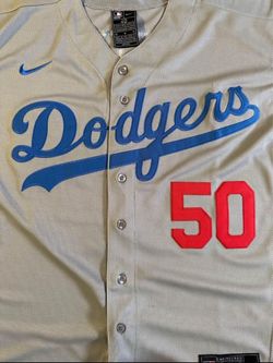 Dodgers grey men jersey fully stitched (Sizes available)