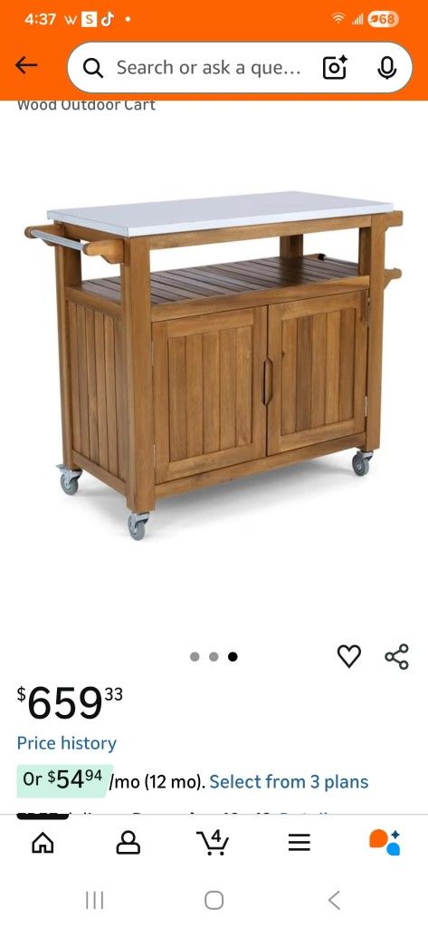 Island Counter For Pool Or Inside Home