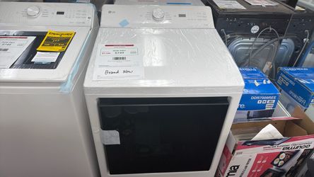LG 7.3 cu. ft. Electric Rear Control Dryer with ThinQ Smart Features