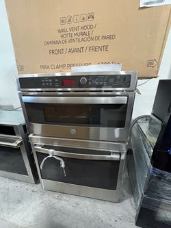 GE Stainless Steel Combination Wall Oven