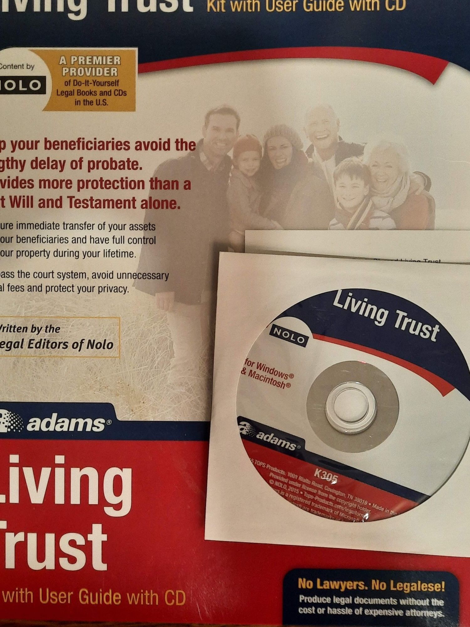 Living Trust Kit (FREE) (pending pickup)