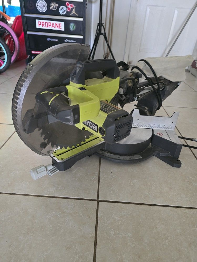 12in RYOBI SLIDING MITER SAW