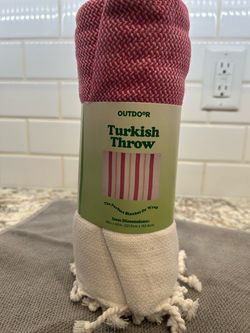 Outdoor Turkish Throw Blanket 48x60