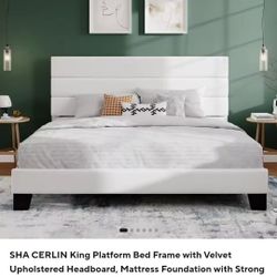 King size bed frame for sale BRAND NEW still in box