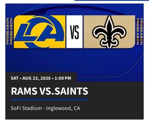 Rams vs Saints