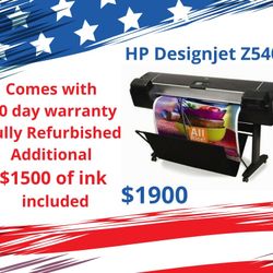 HP Designjet Z5400 Large Format Printer / Plotter