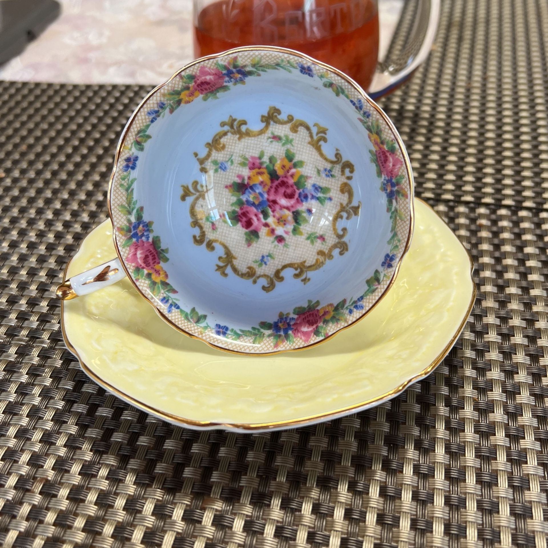 Cup & Saucer. Paragon .pattern - Minueet