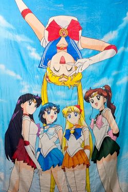 Sailor Moon Queen Size Blanket