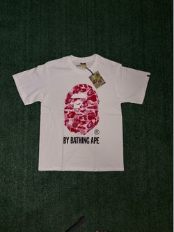 WHITE PINK CAMO BAPE SHIRT (ALL SIZES)🐒