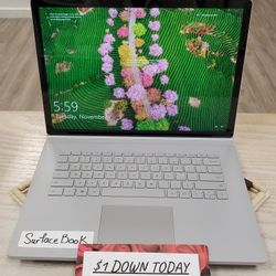 Microsoft Surface Book 2 Laptop - $1 Down Today - NO CREDIT Needed