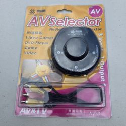 AV Selector – (for Video Camera, DVD Player, Video, Games etc.) (NEW)