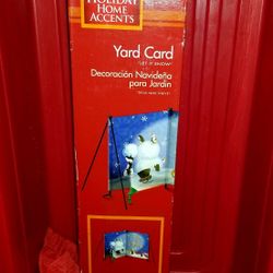 Xmas 4ft Yard Card 