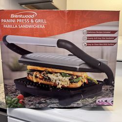 BRENTWOOD PANINI PRESS & GRILL SET