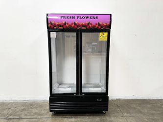48 Inch Two Section Commercial Flowers Floral Display Refrigerator Fridge