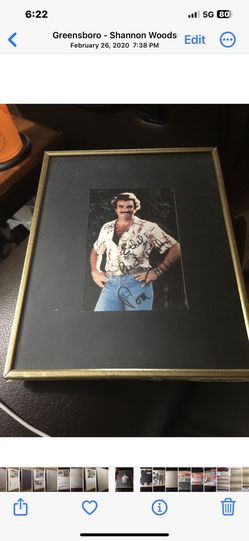 Tom Selleck Autograph 8 X 10 
