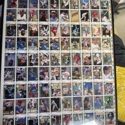 1989 Uncut Baseball Card Sheets