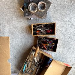 Assorted tools and tool Bits