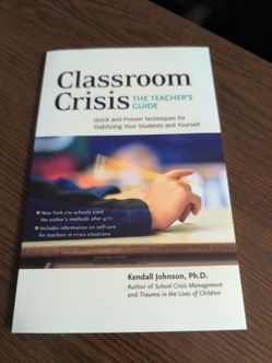 Classroom Crisis book for teachers great condition classroom management how-to