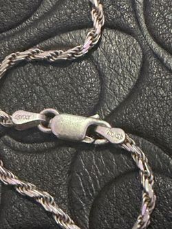 925 Italy chain 10g diamond cut rope chain