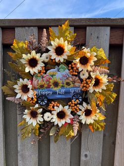 Pretty Handmade Wreath. See Description and See my other items for sale.