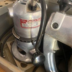 Rare porter-cable model 100-m motor model 106B-heavy duty with tool box
