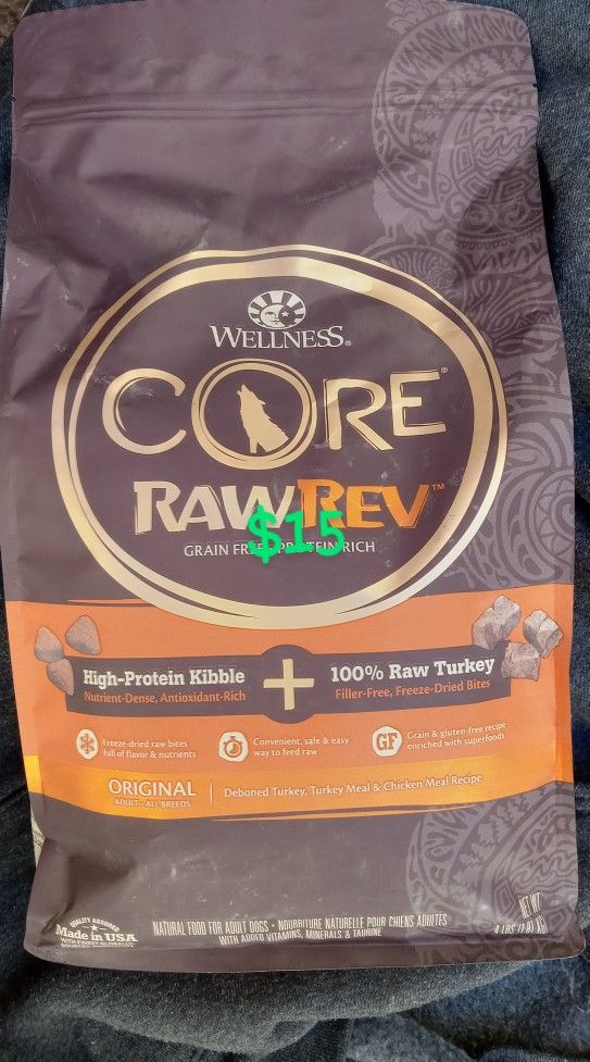 Wellness Core Rawrev 4lb Bag Dog Food