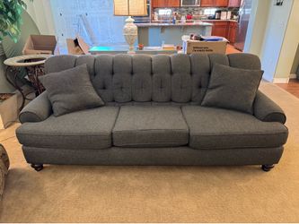Charcoal grey couch