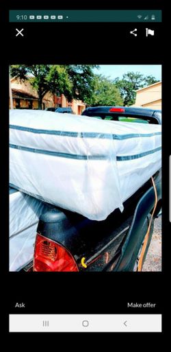 New king size mattress and box springs new pillow top