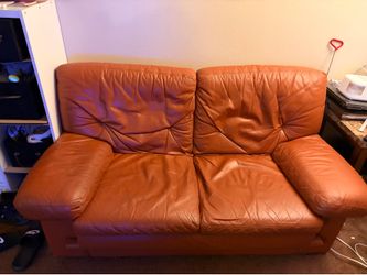 Leather couches