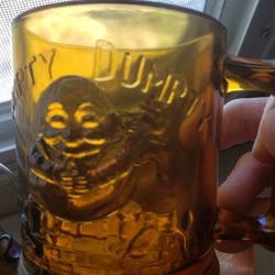Humpty Dumpy And Tom Tom Childs Cup, Indiana Glass 
