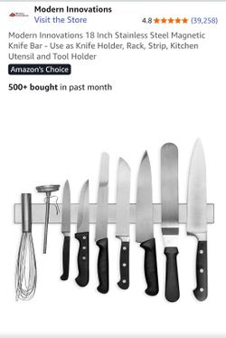 18" Steel Magnetic Knife Bar