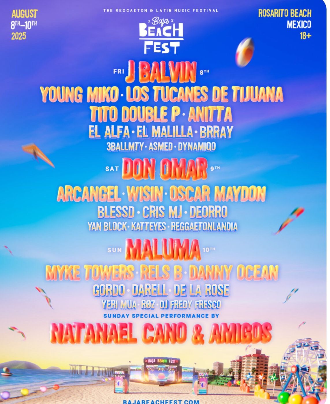 Baja Beach Fest VIP 2025