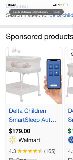 Delta Children’s Smart Rocking Bassinet
