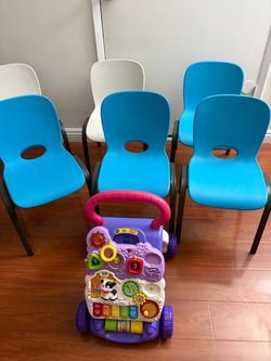 kids chair and toy