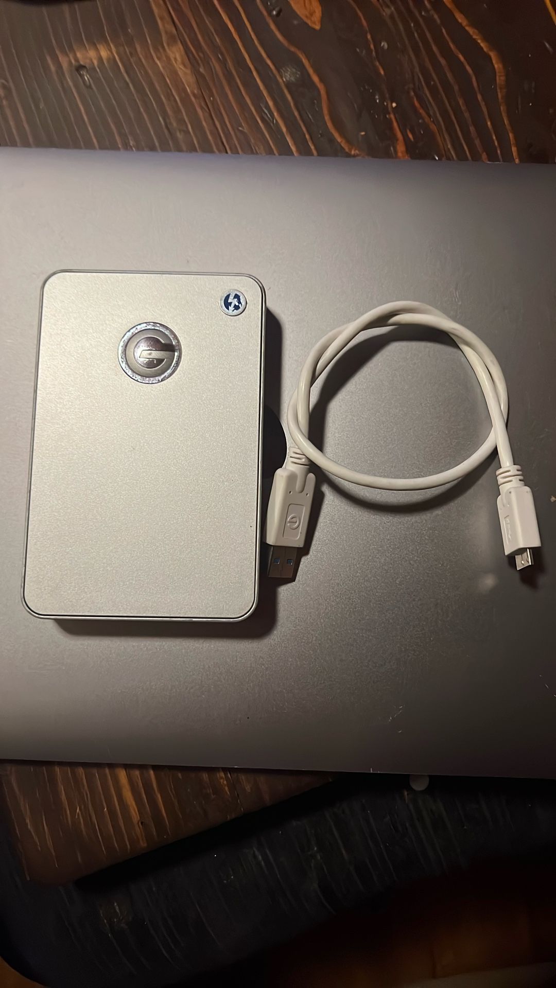 G-Technology 1TB G-DRIVE mobile with Thunderbolt and USB 3.0 Portable External Hard Drive, Silver