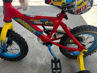 Hot wheel bike for kids ages three through five years old