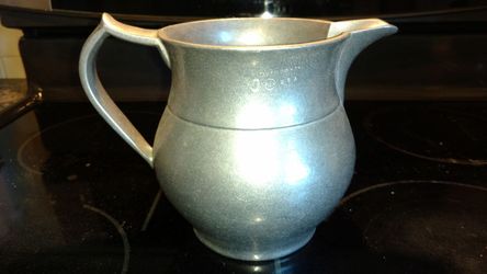 Pewter pitcher