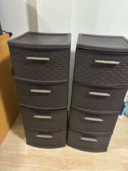 Plastic drawers