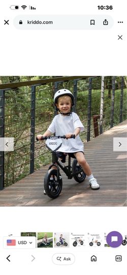 Toddler balance bike