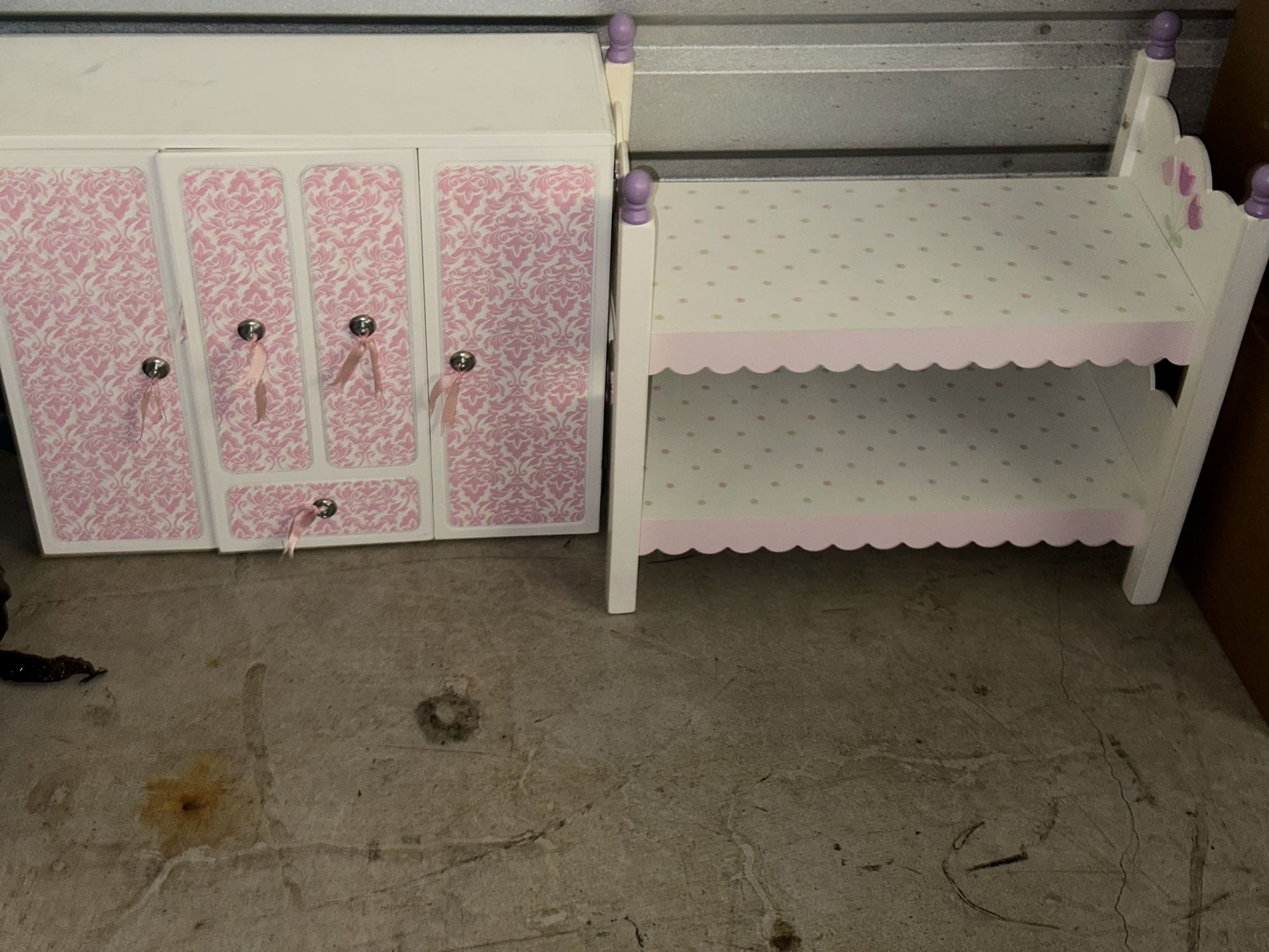 Kids/toy Dresser And Doll Diaper Changing Table 