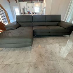 Dark Grey 2 Pc Sectional
