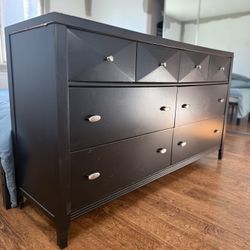Black Wood Dresser – $75 OBO