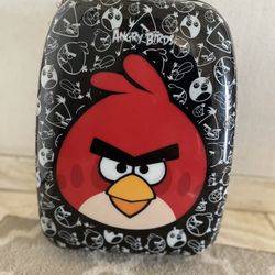 Angry Birds Rolling Hard Shell Suitcase Cardinal Red Travel School Kids