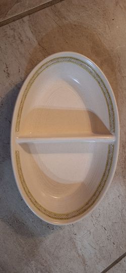 Vintage Franciscan hacienda oval divided vegetable bowl 1960 / 70s.