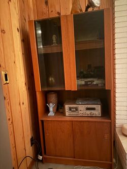 Mid Century Mod Teak bookshelf