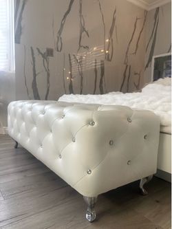 Bench and night stand