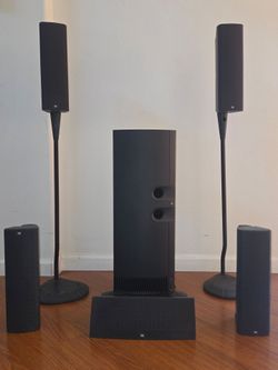 JBL BassWave 5.1 Speaker System with Stands